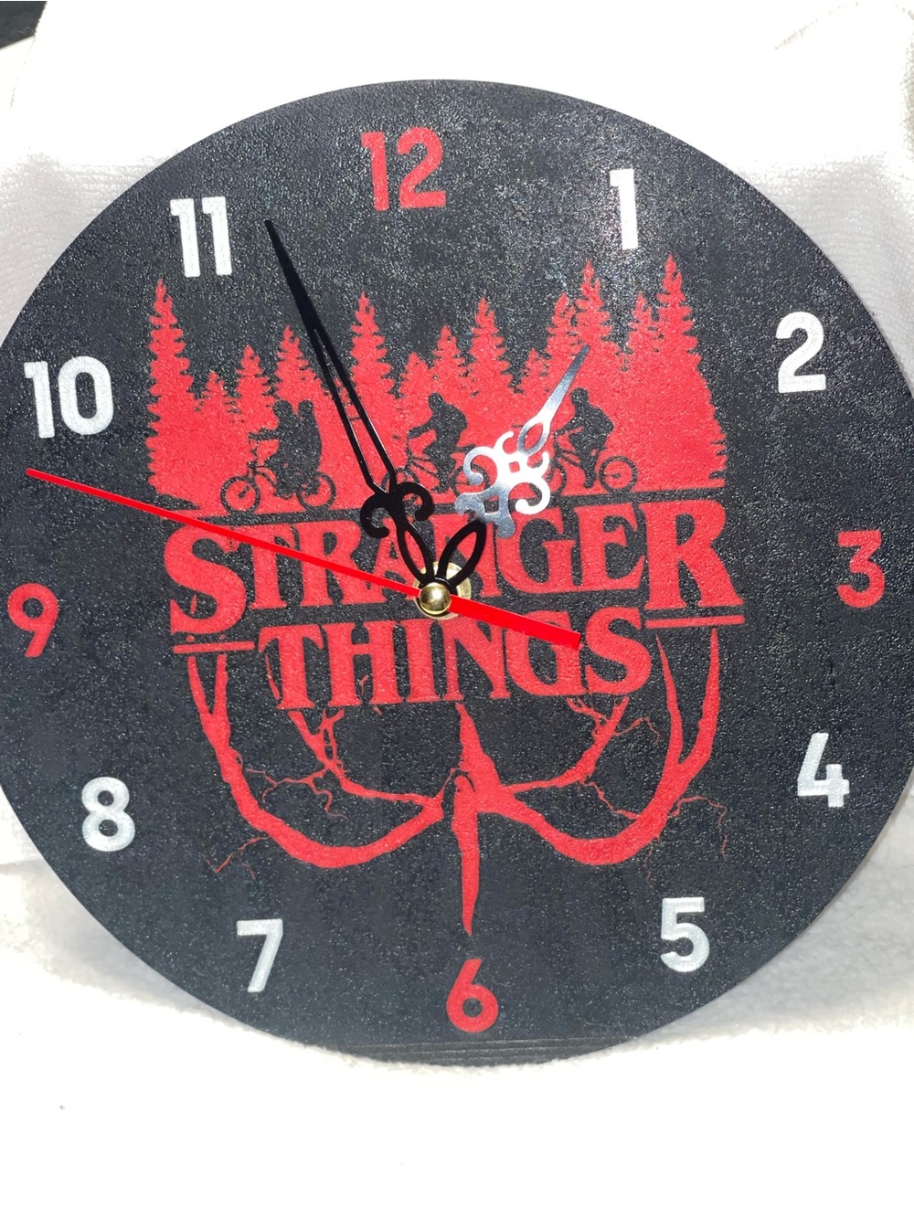 Red & Black Wall Clock - Home Wall Decor - Picture 2 of 5